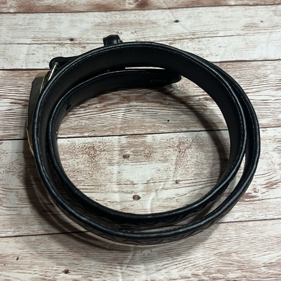 Brighton Brown Leather Belt Embossed Size S/28 - Picture 4 of 11